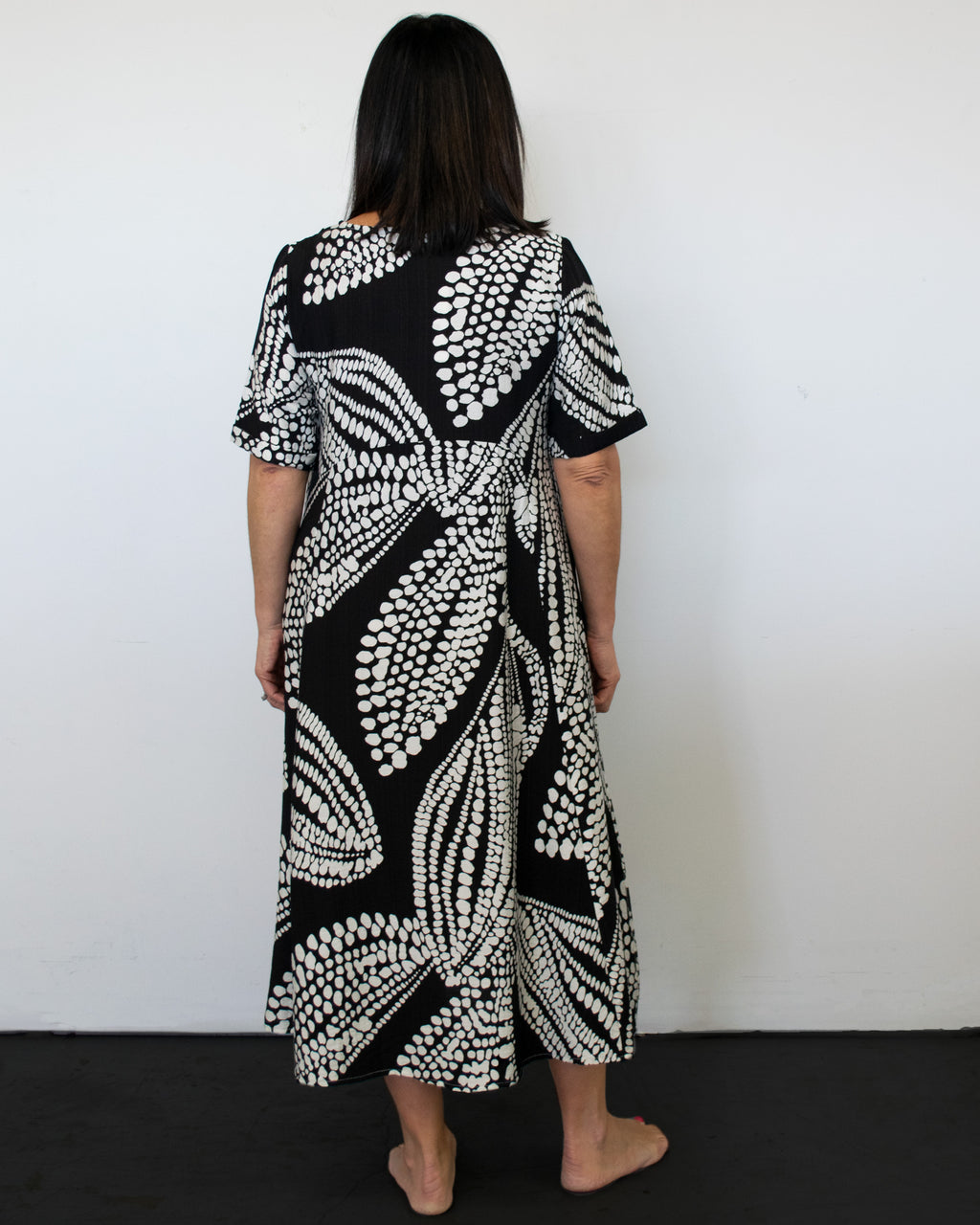 CURVED BUST MAXI DRESS