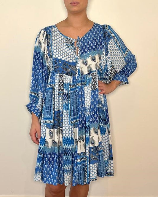 BABYDOLL DRESS W/ TIE