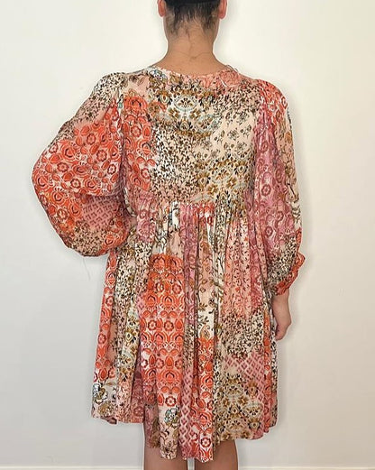 BABYDOLL DRESS W/ TIE