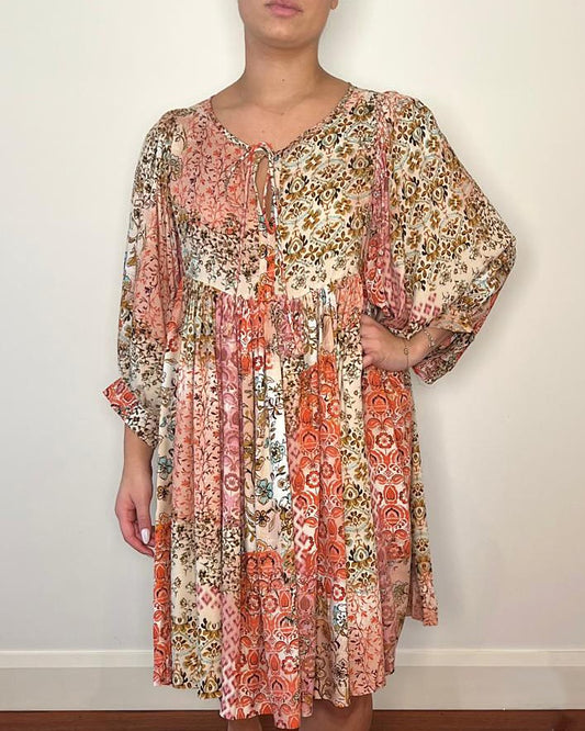 BABYDOLL DRESS W/ TIE