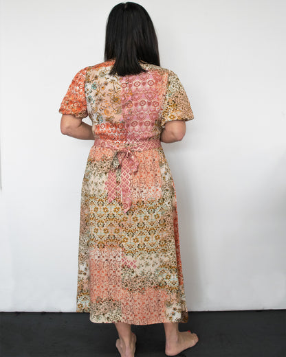 MAXI DRESS W/ TIE BACK