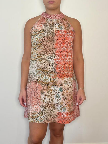 HALTER DRESS W/ TIE BACK