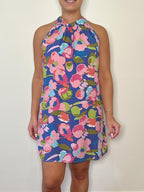 HALTER DRESS W/ TIE BACK