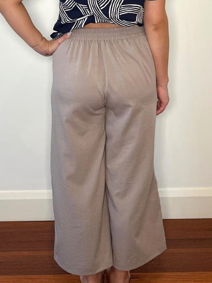 WIDE LEG CROP PANT