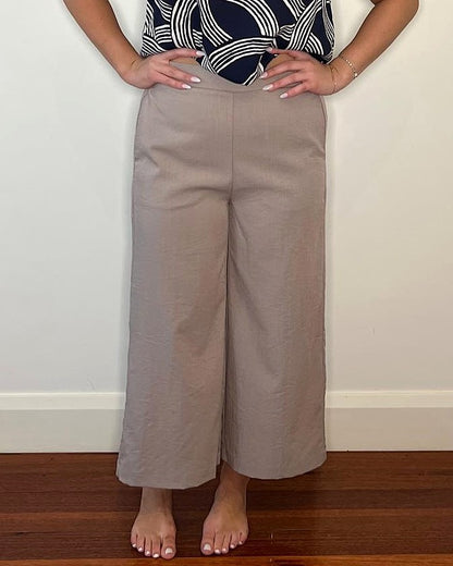 WIDE LEG CROP PANT