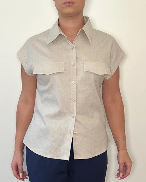 SEMI CROP SHIRT