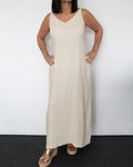 SHOESTRING DRESS W/ SIDE SPLIT
