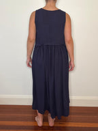 MAXI DRESS W/ GATHER WAIST