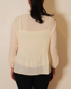 PLEAT ACCORDION SHIRT