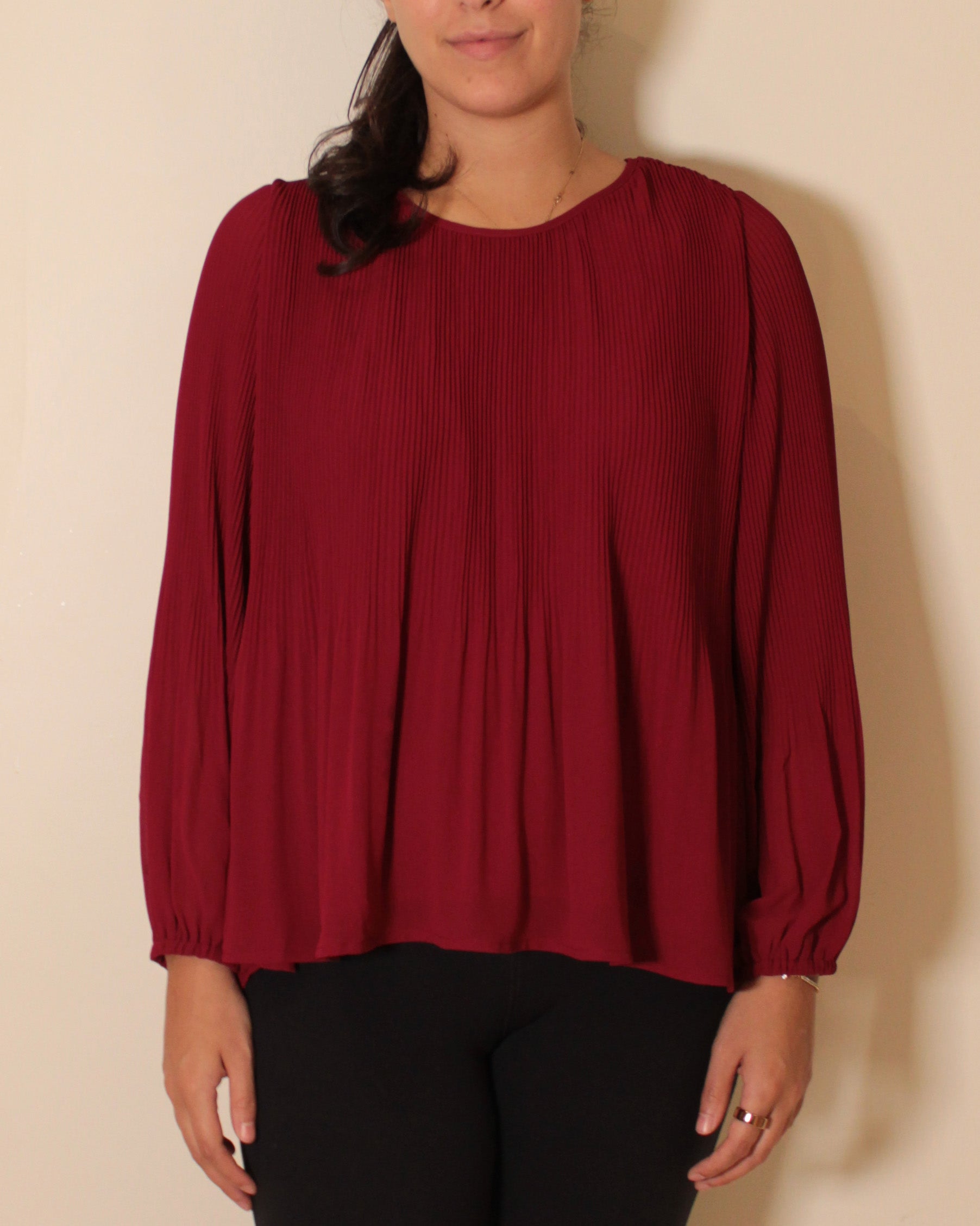 MICRO PLEAT TOP