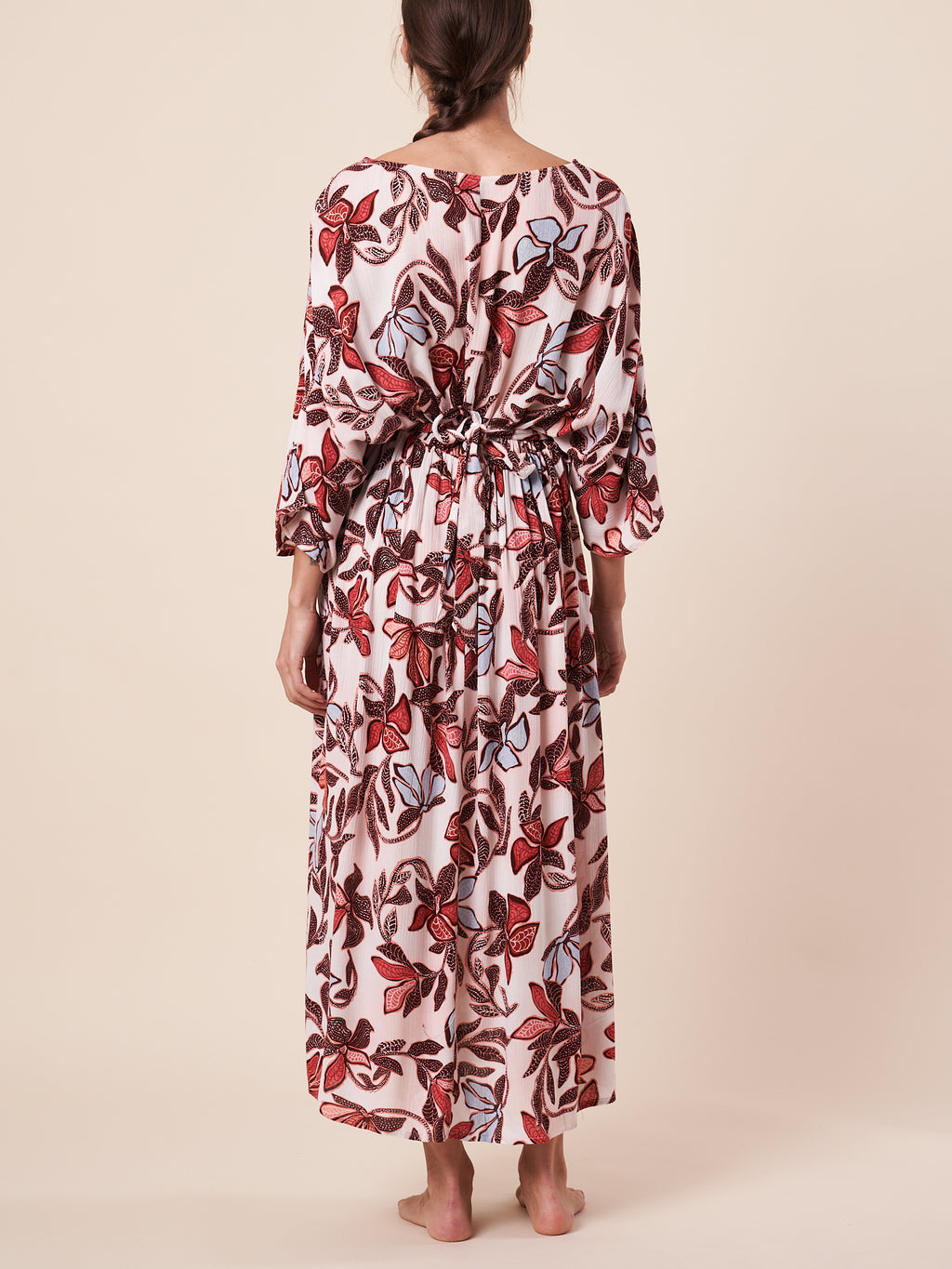 LONG DRESS W/ PINTUCK