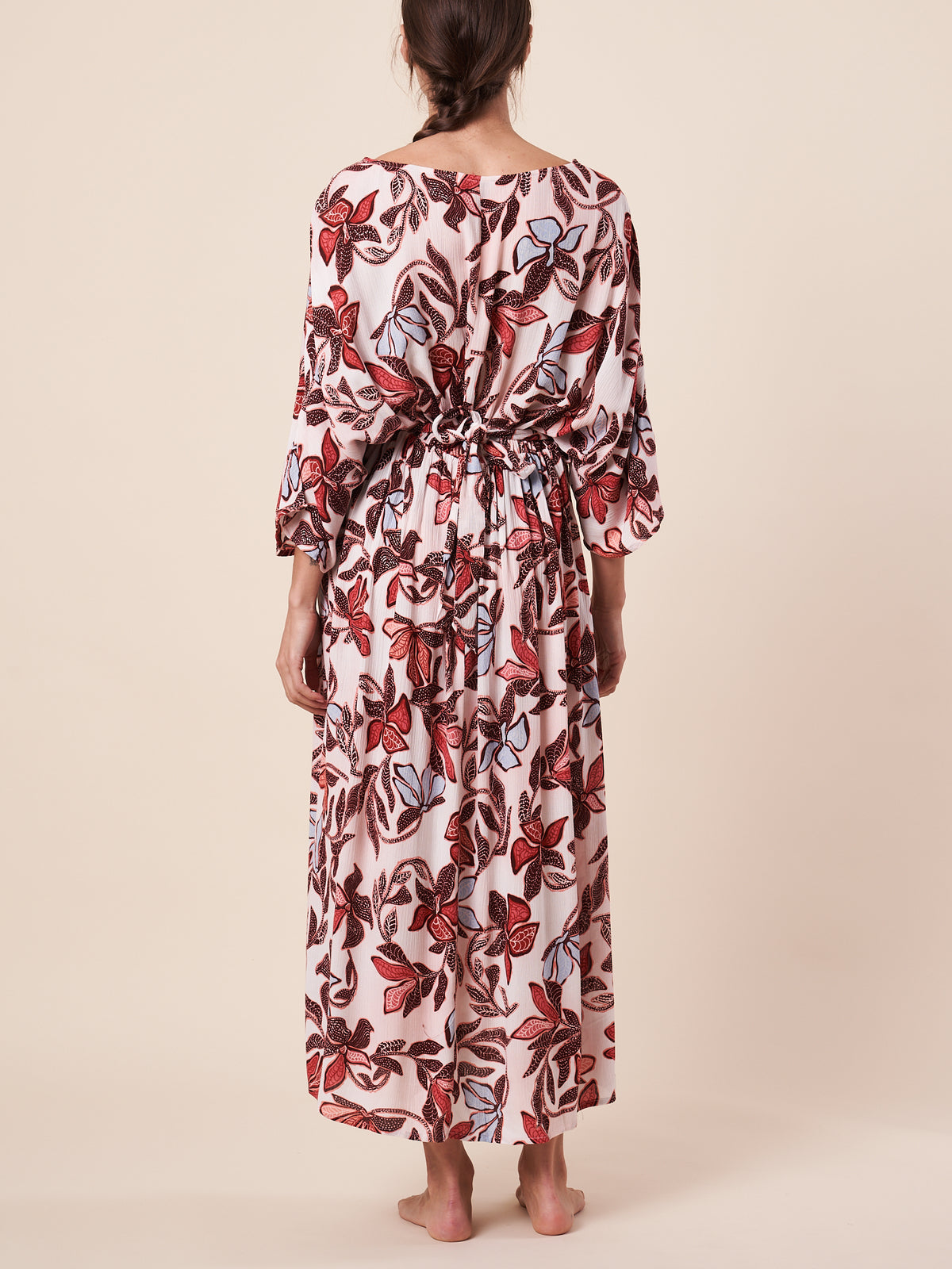 LONG DRESS W/ PINTUCK