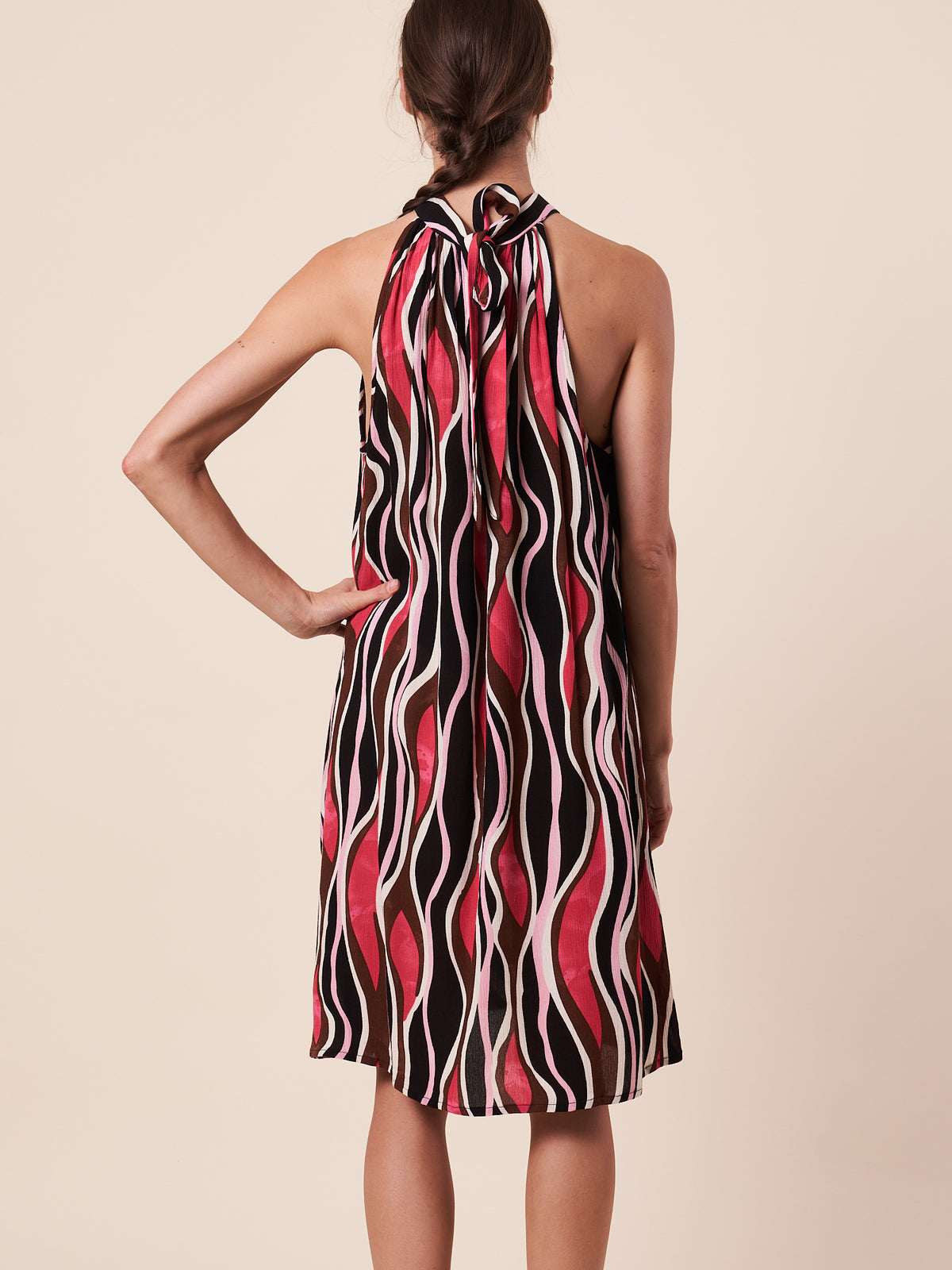 HALTER SHORT DRESS