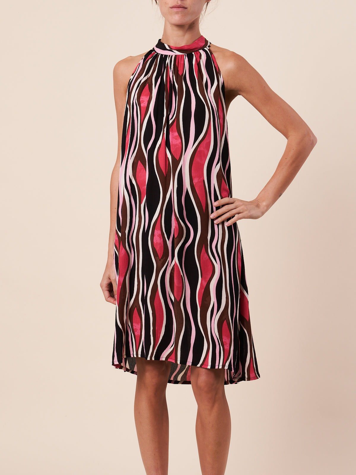 HALTER SHORT DRESS