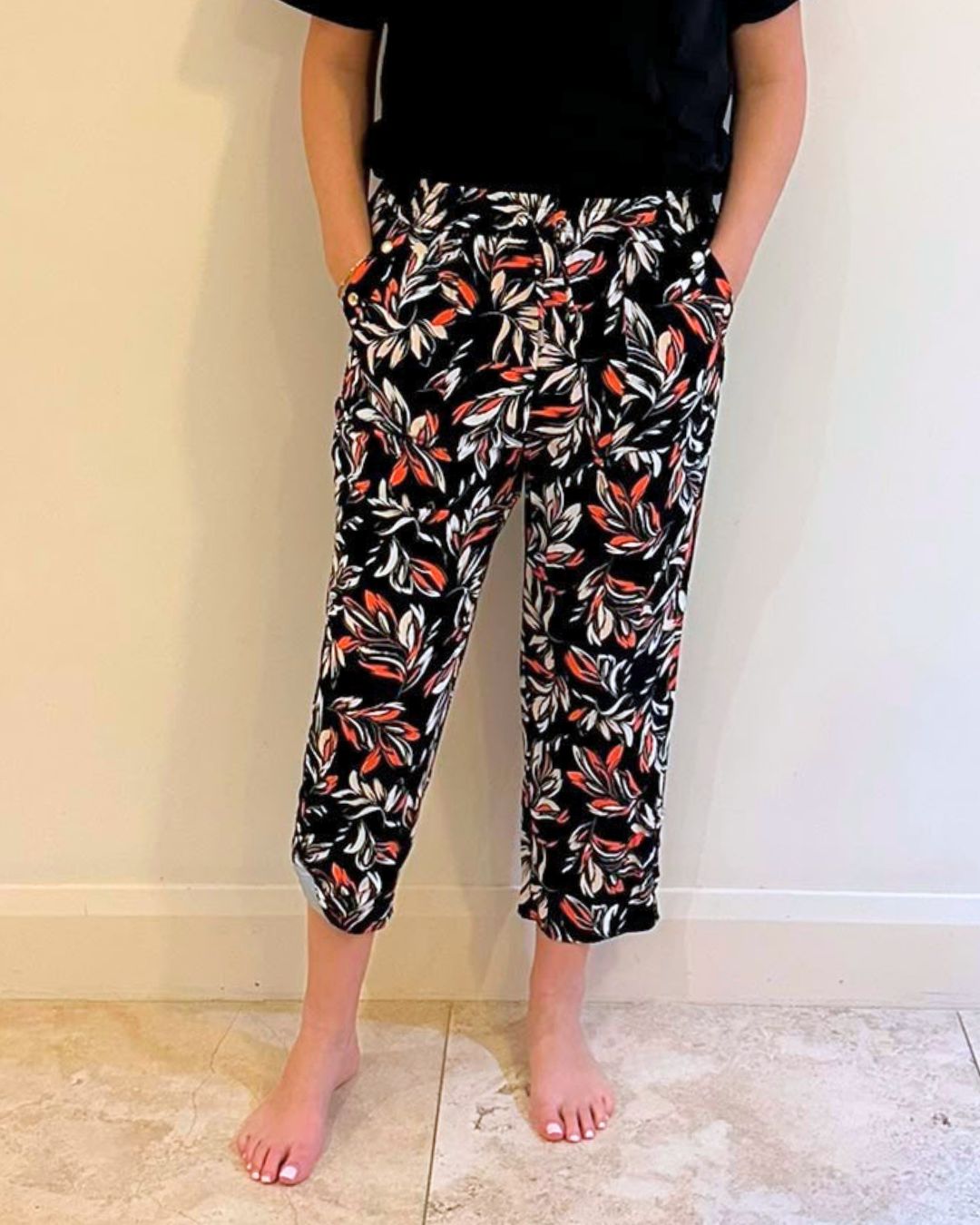 7/8th TURN UP CUFF PANTS