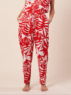 ELASTIC WAIST PANT W/ TURN UP CUFF