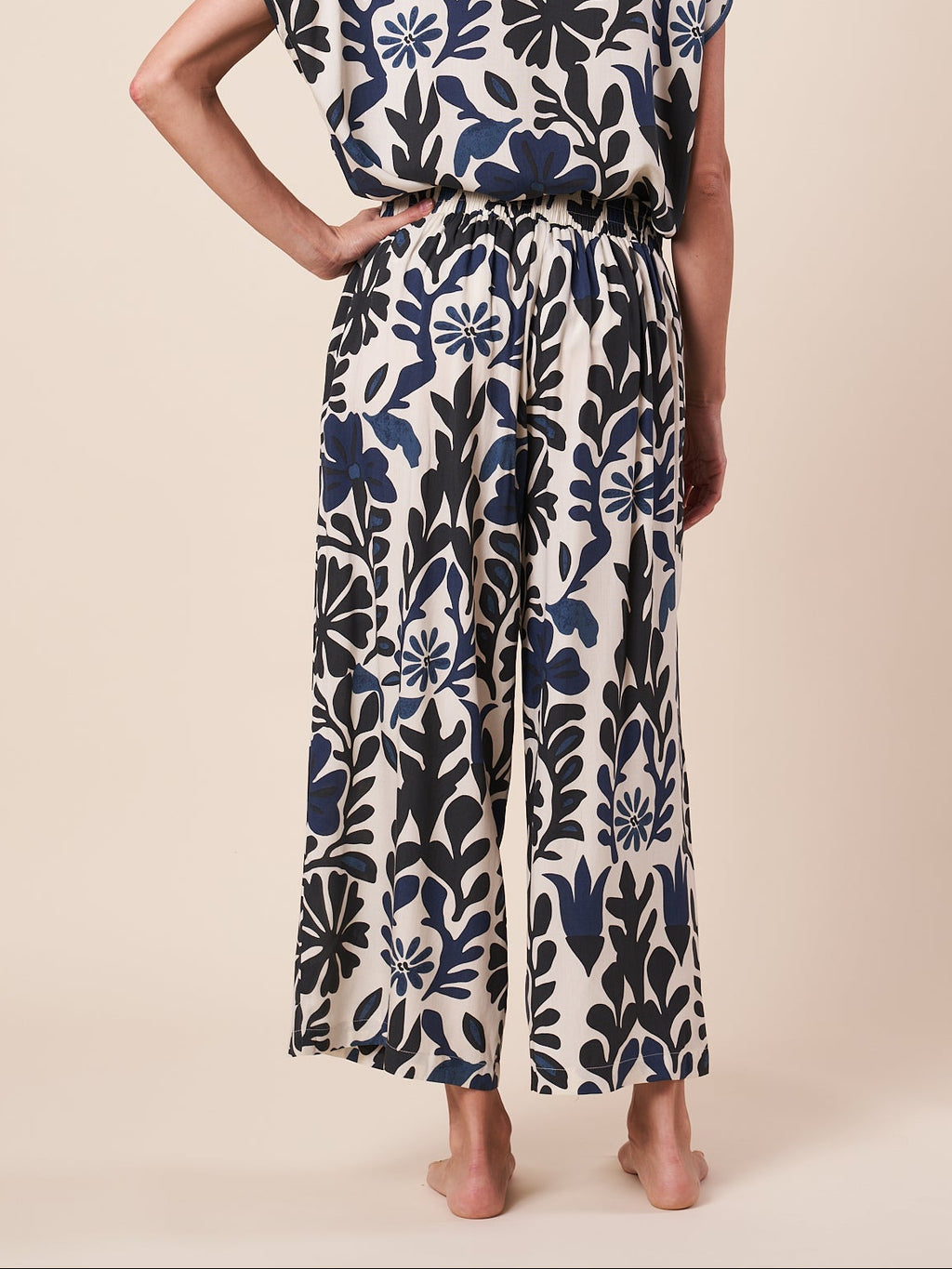 CROPPED WIDE LEG PANT