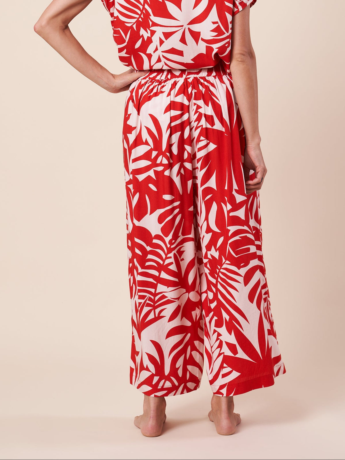 CROPPED WIDE LEG PANT