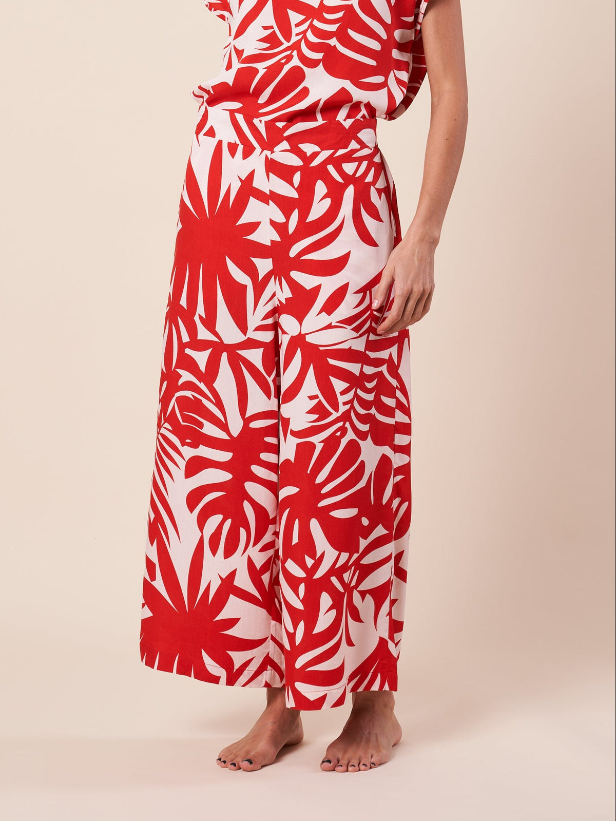 CROPPED WIDE LEG PANT
