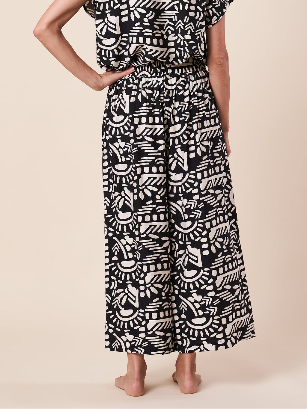 CROPPED WIDE LEG PANT