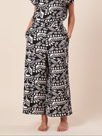 CROPPED WIDE LEG PANT