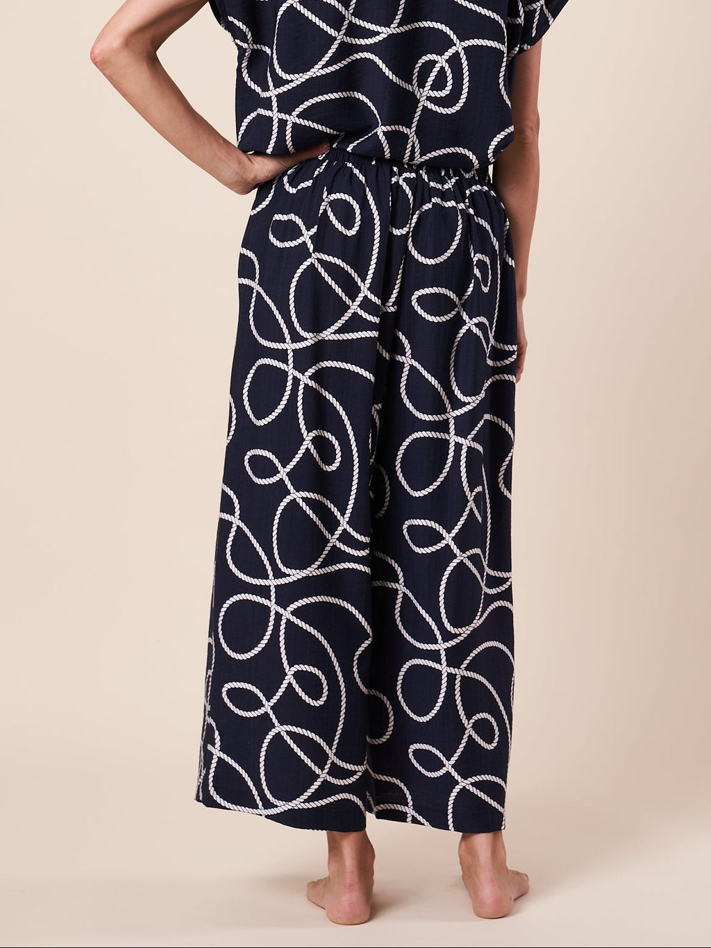 CROPPED WIDE LEG PANT