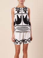 BUTTON BACK TANK TOP
