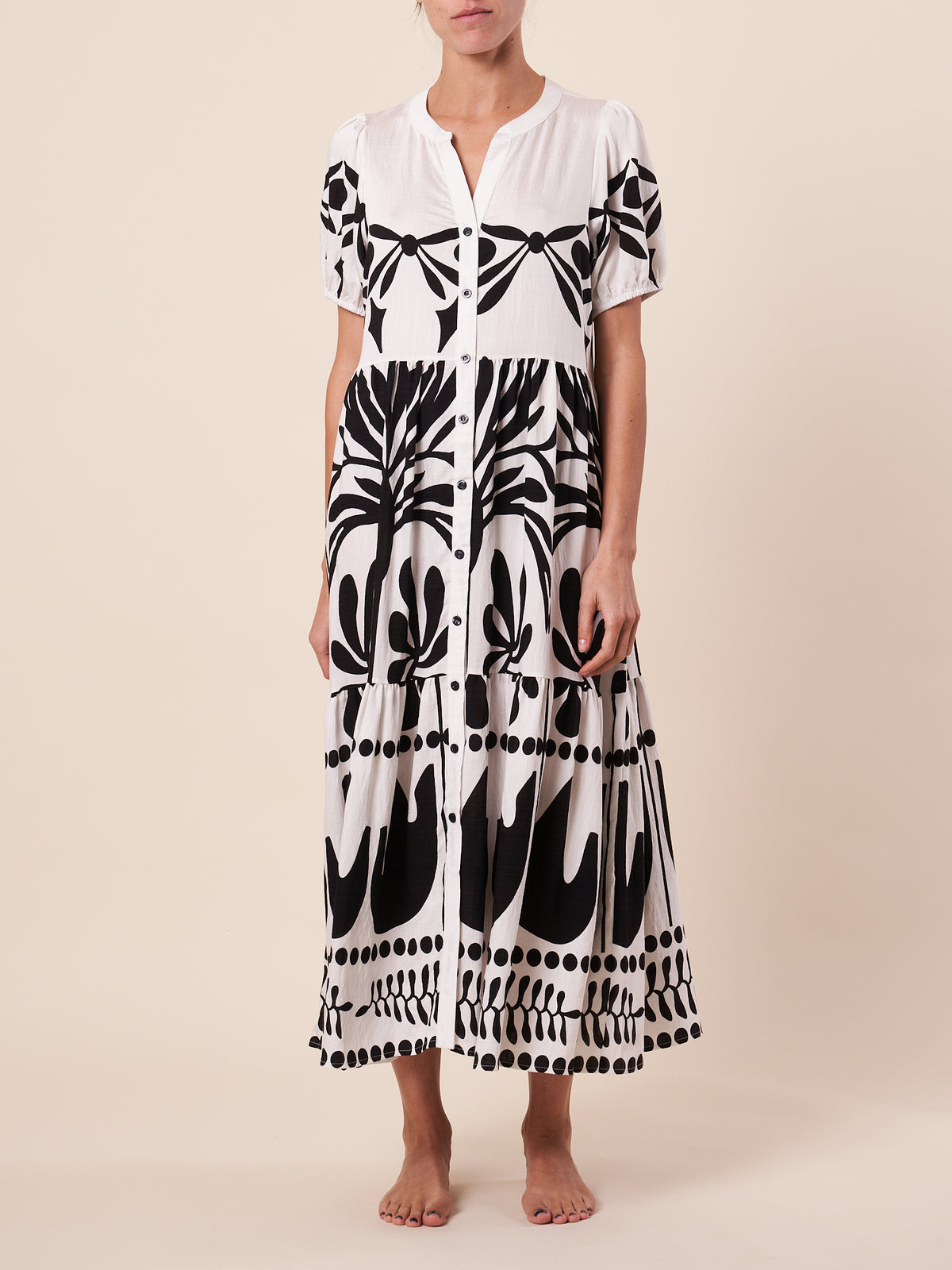 BUTTON THROUGH DRESS