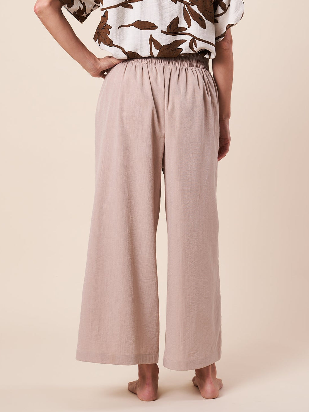 CROPPED WIDE LEG PANT
