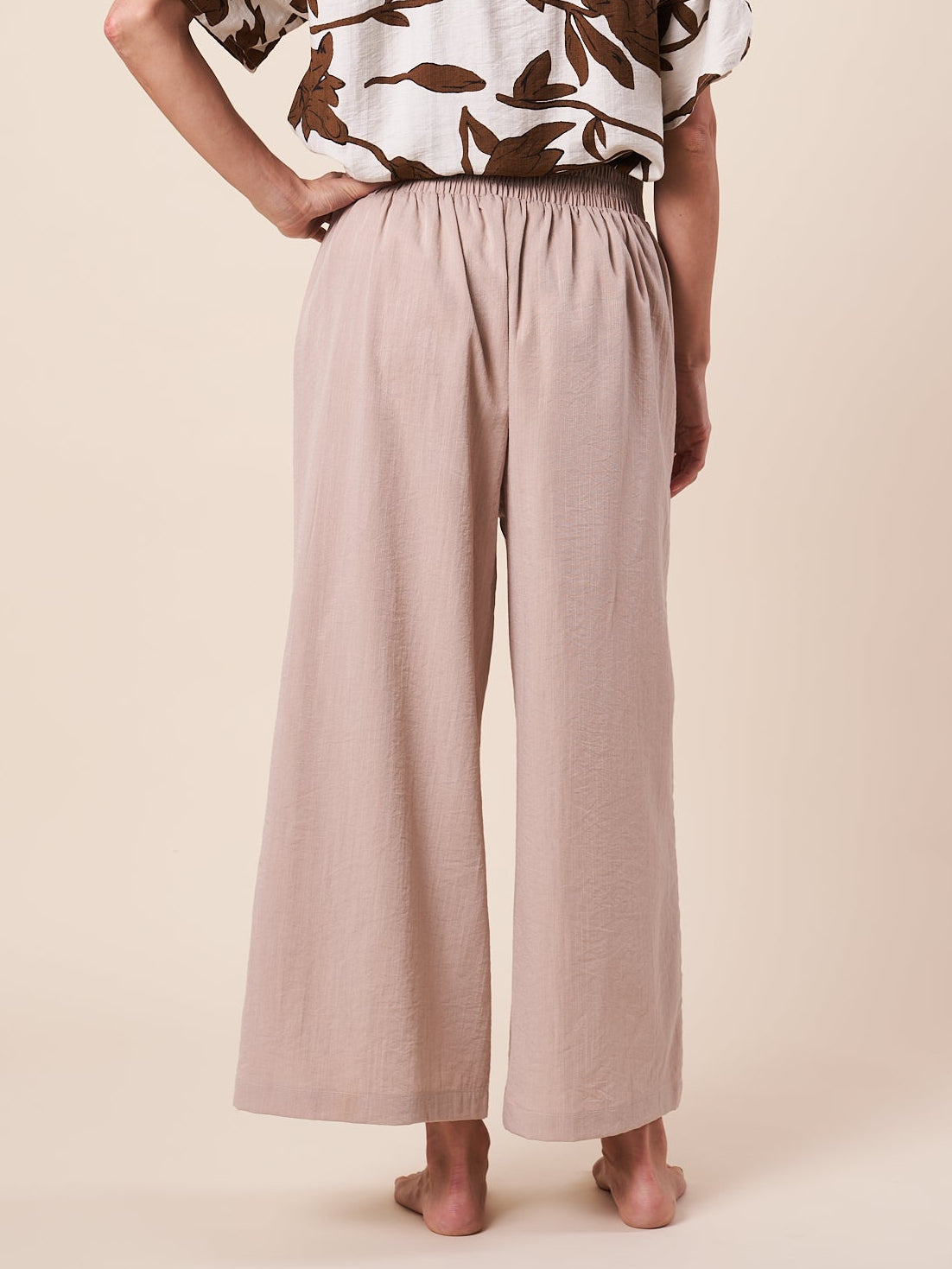 CROPPED WIDE LEG PANT