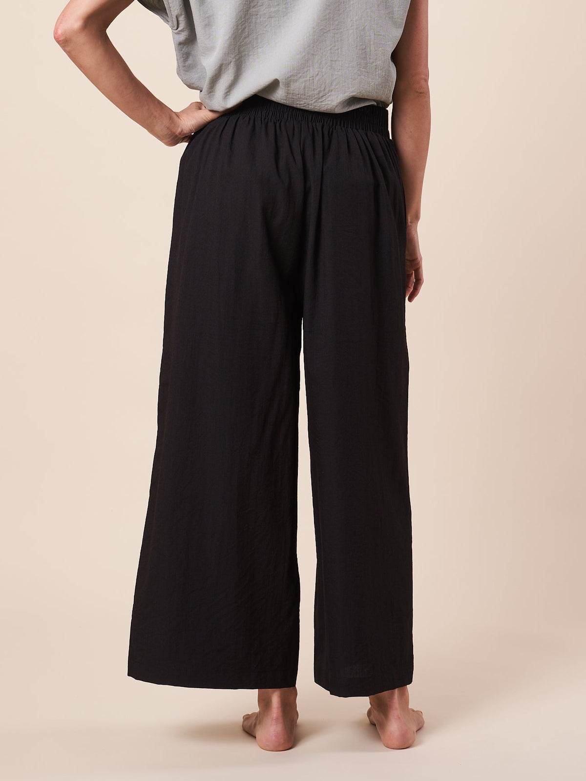 CROPPED WIDE LEG PANT