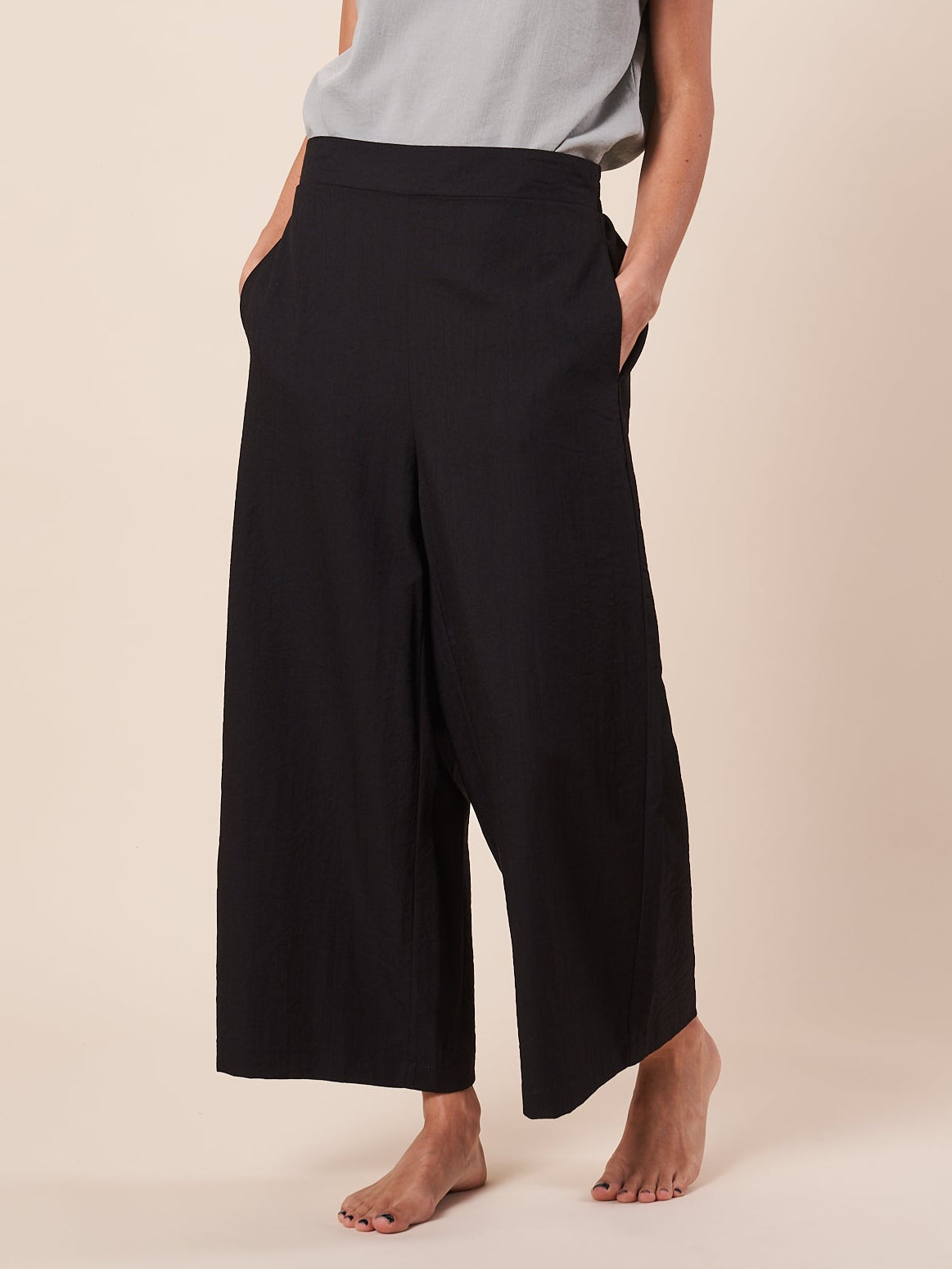 CROPPED WIDE LEG PANT