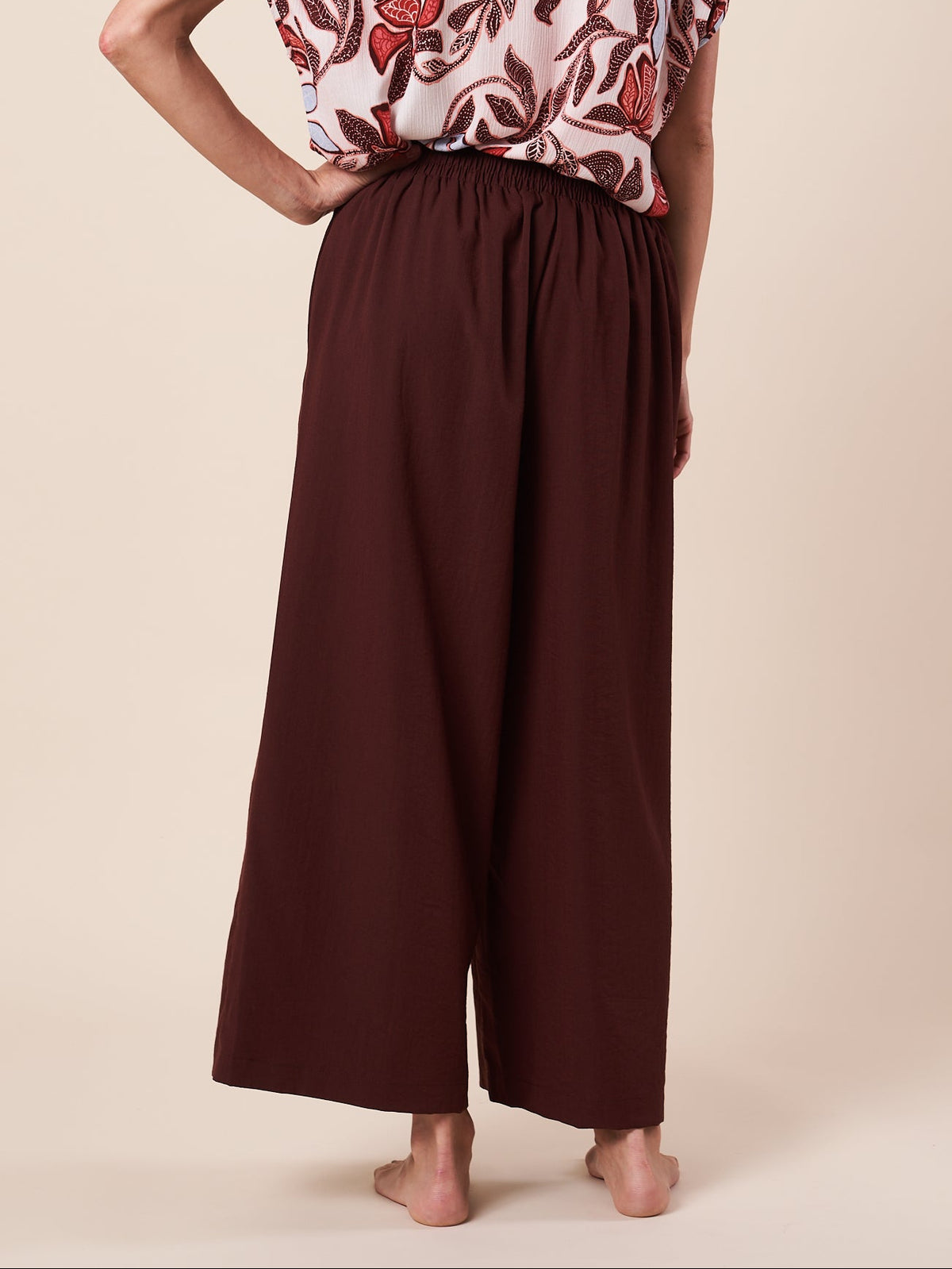 CROPPED WIDE LEG PANT