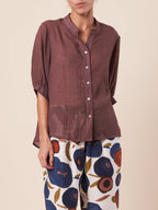 TAIL BUTTON SHIRT