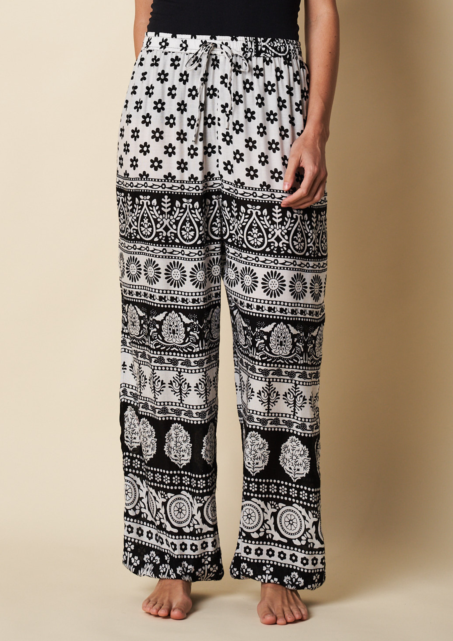 ELASTIC WAIST CUFF PANT