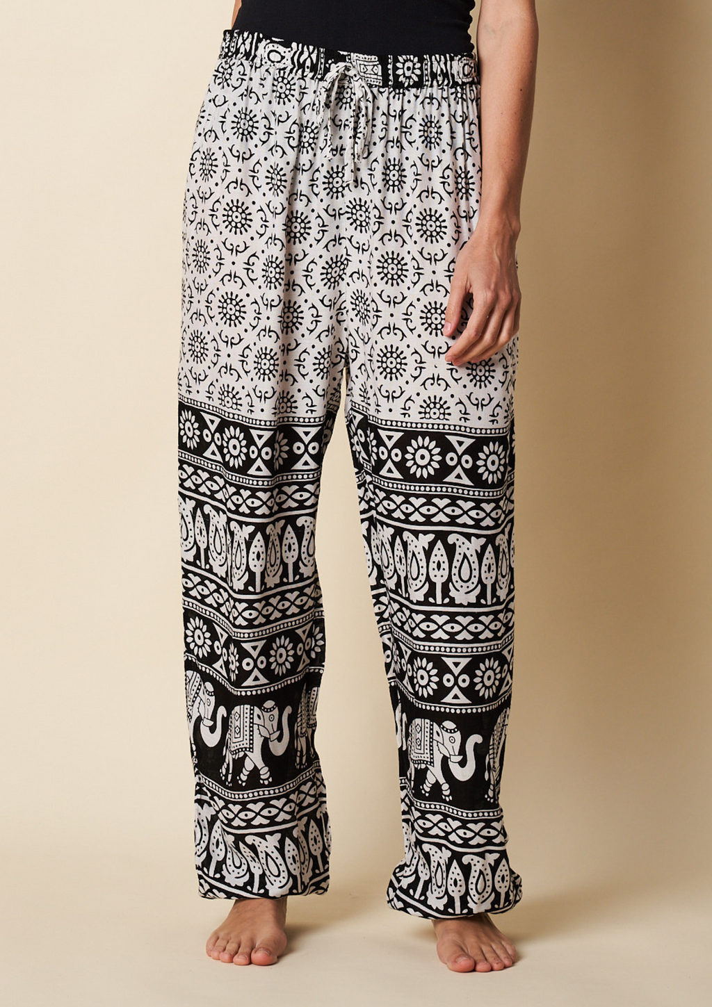 ELASTIC WAIST CUFF PANT