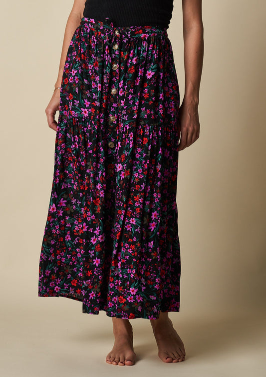 TIERED LONG SKIRT