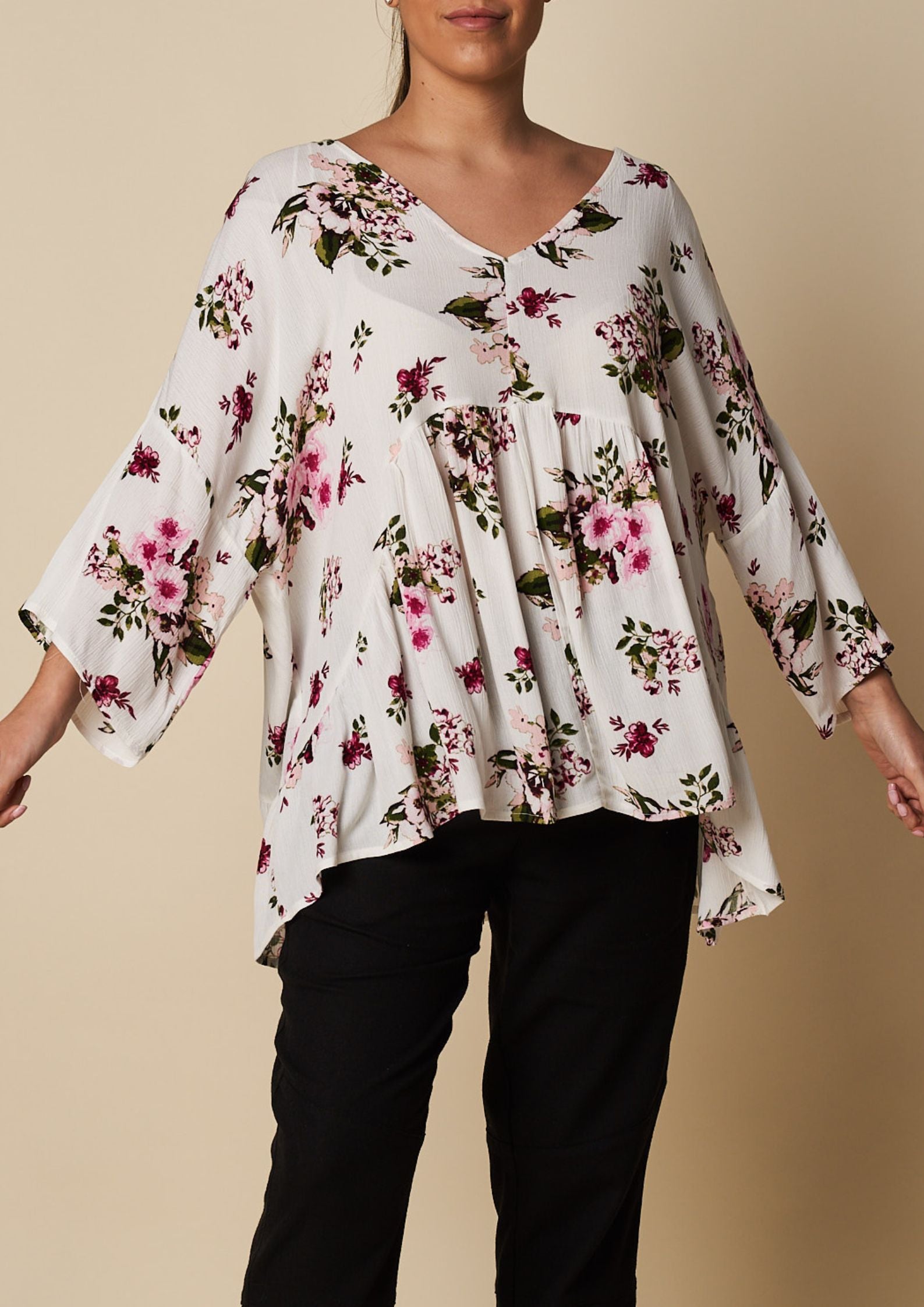 Oversized Flair Top