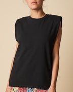 PADDED SHOULDER TANK TOP