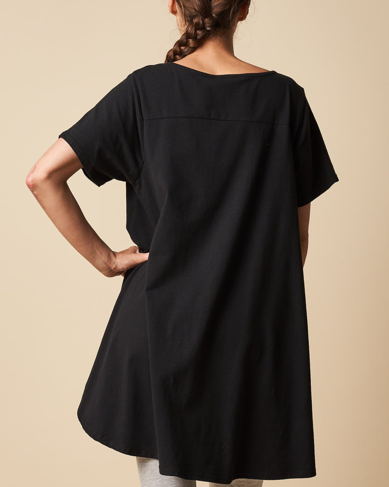 Hi- Lo Scoop Neck Tunic