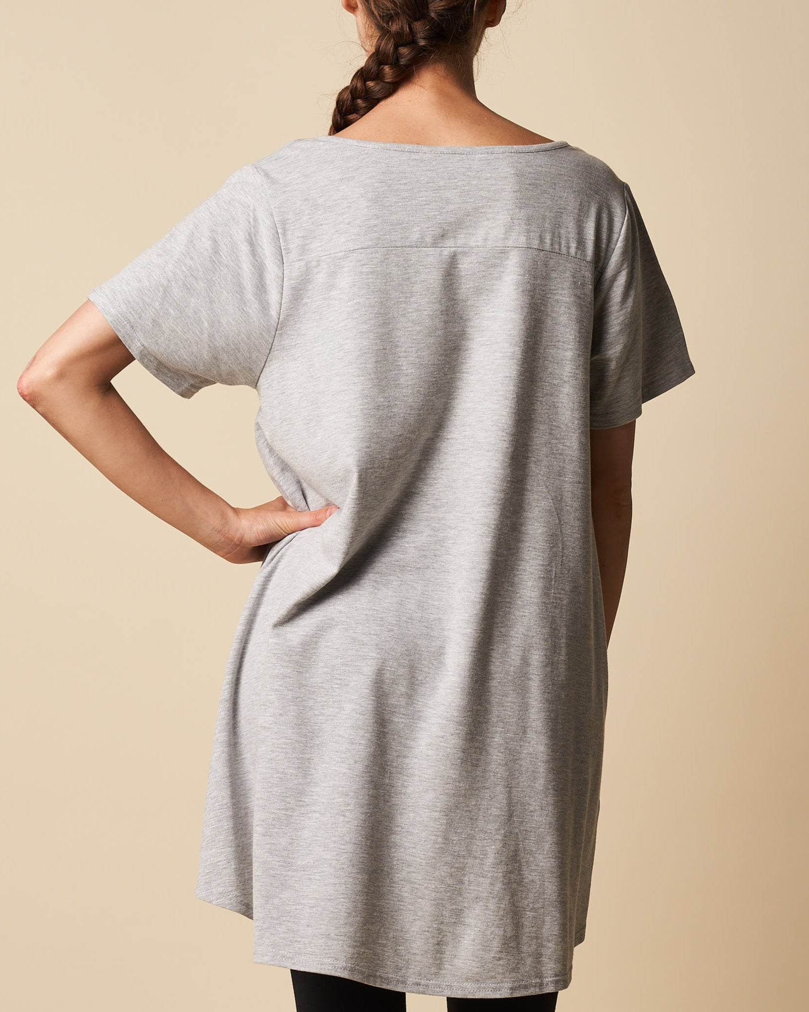 Hi- Lo Scoop Neck Tunic