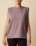 PADDED SHOULDER TANK TOP