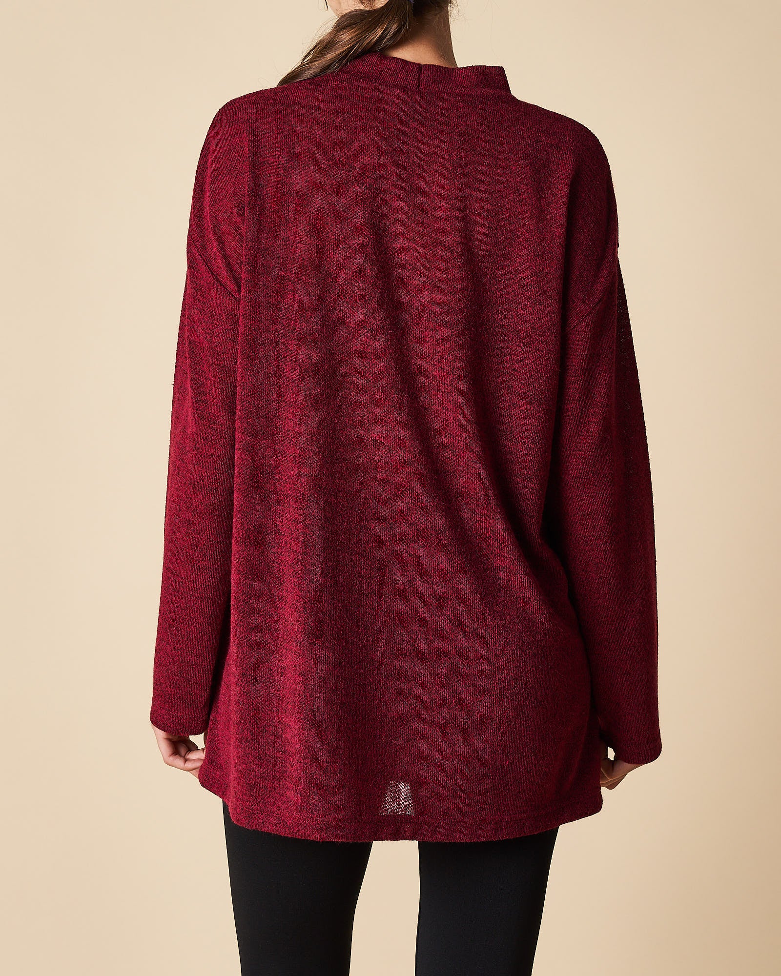 Turtle Neck Tunic Top