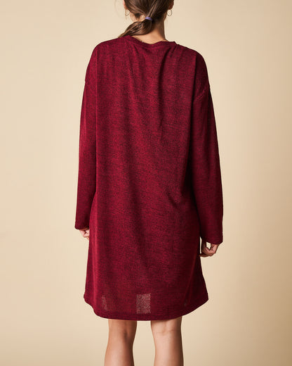 TUNIC DRESS W/ TURTLE NECK