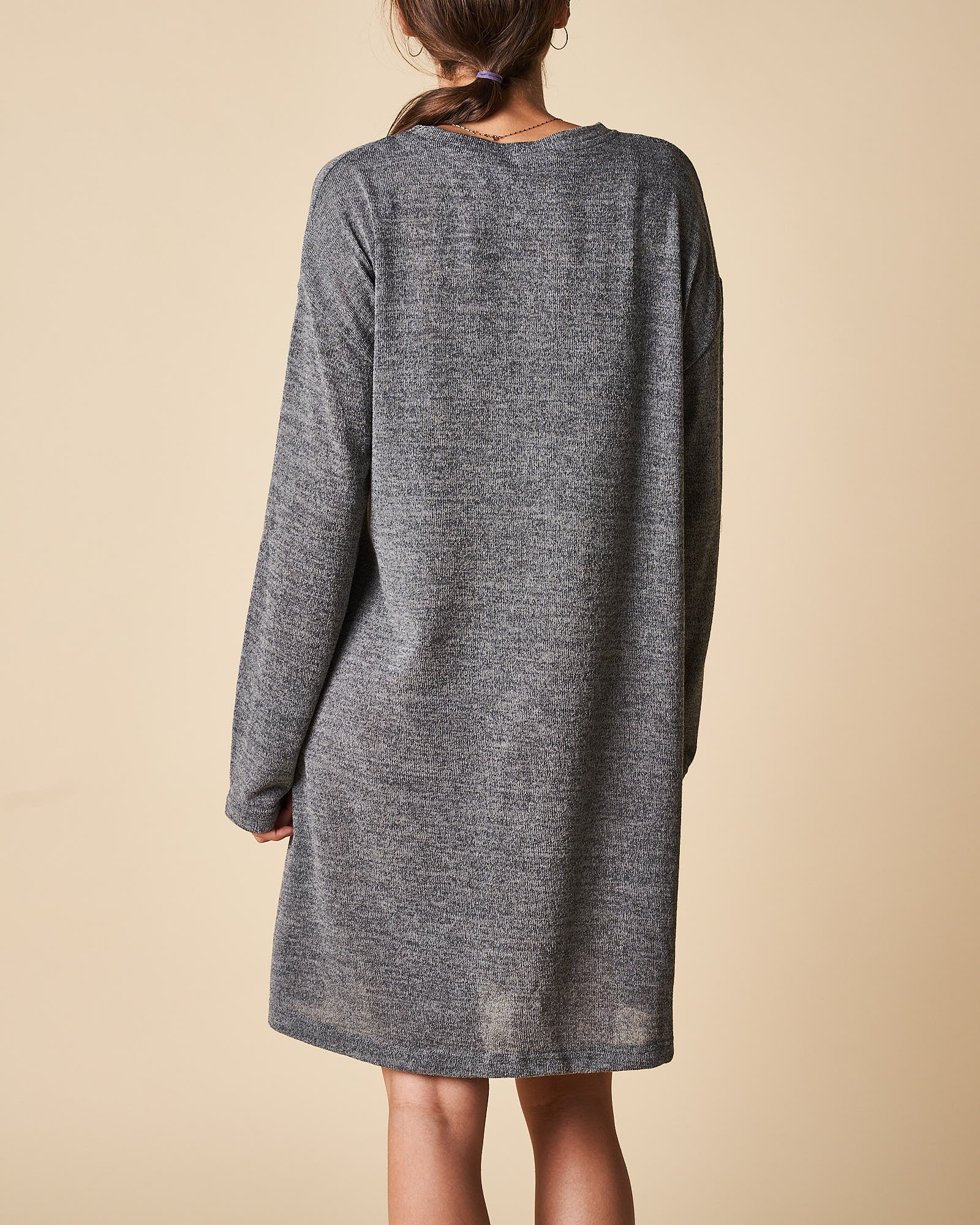 Tunic Dress With Turtle Neck