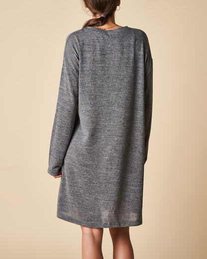 TUNIC DRESS W/ TURTLE NECK