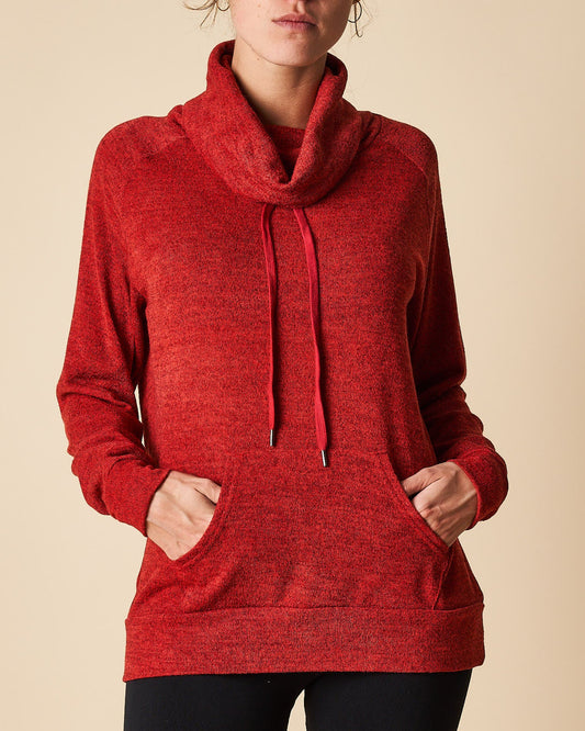 COWL NECK TOP