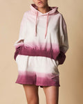 TIE-DYE SEMI CROP HOODIE