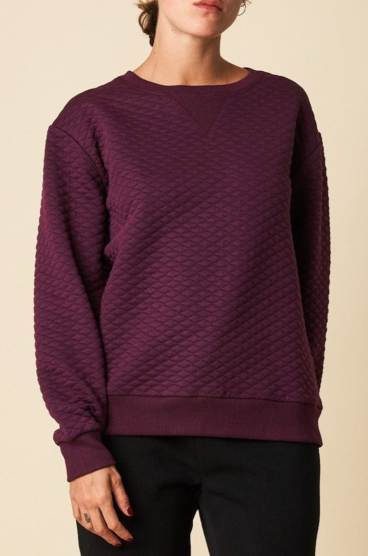 Quilted Sweat Top