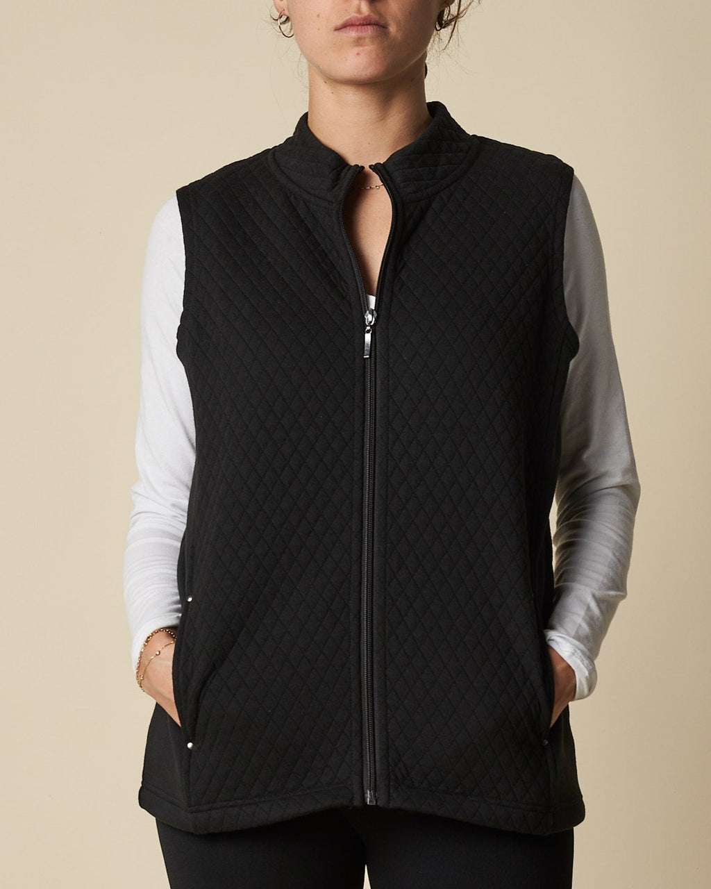 ZIP THROUGH VEST